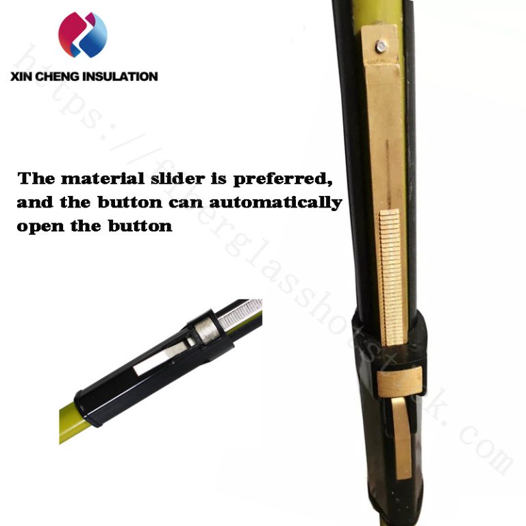 Telescopic shotgun type operating rod for prefabricated substation of ...
