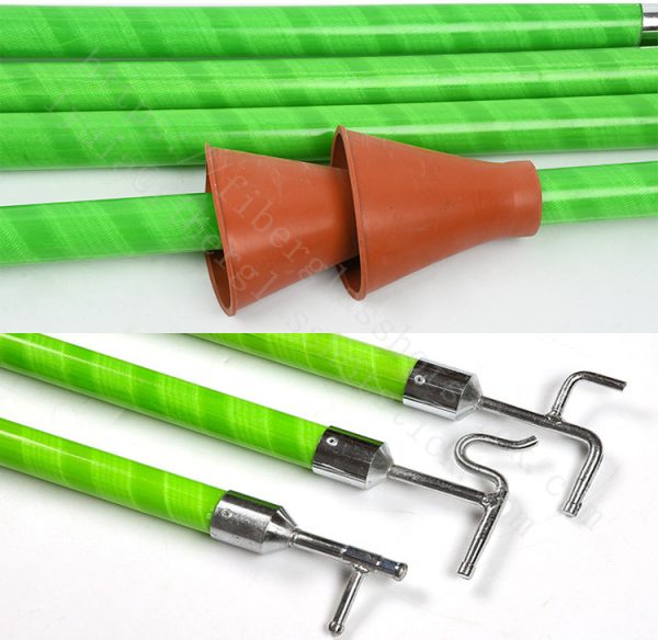 Rain proof Fiberglass Electrical screw type Operating Rods /hot stick