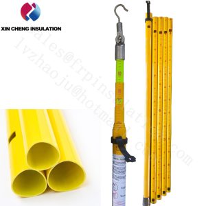Triangle Telescopic Insulated Height measuring rod/stick